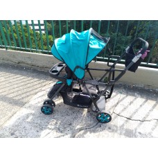 Carrinho de Bebê 2 lugares. Aceita Cartão de crédito ou 10% de desconto no PIX.